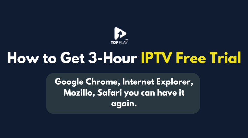 iptv free tiral