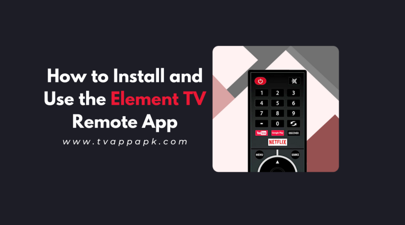 element tv remote app